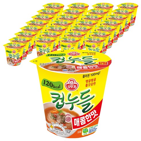 오뚜기 컵누들 매콤한맛 37.8g
