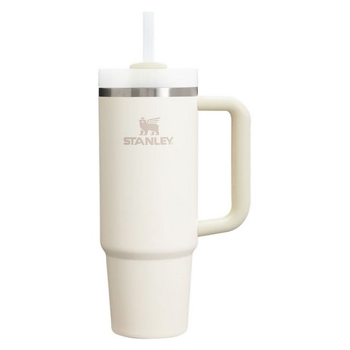 스탠리 퀜처 H2.0 플로우스테이트 텀블러, 크림 2.0, 887ml, 1개