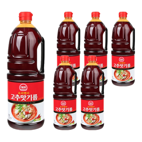 해표 요리백미 고추맛기름