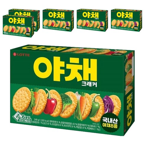 롯데웰푸드 야채 크래커