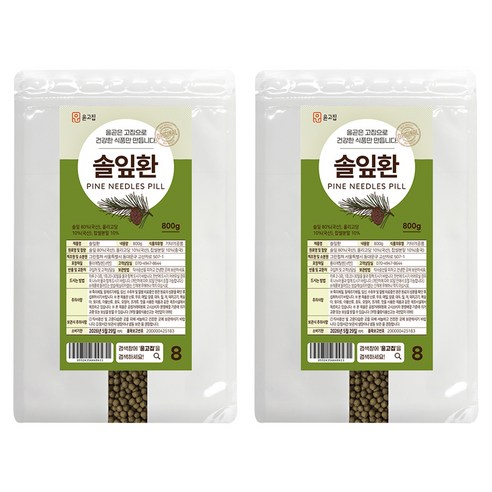 윤고집 솔잎환, 800g, 2개