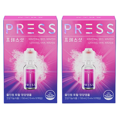 프레스샷 올인원 토탈 영양 앰플 10p