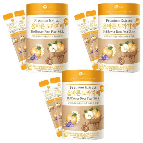 올즙 올바른 도라지배 스틱, 15ml, 150개