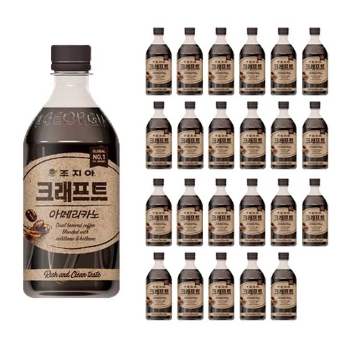 조지아 크래프트 아메리카노, 470ml, 24개