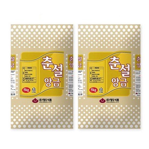 대두식품 춘설앙금 57H, 2개, 5kg