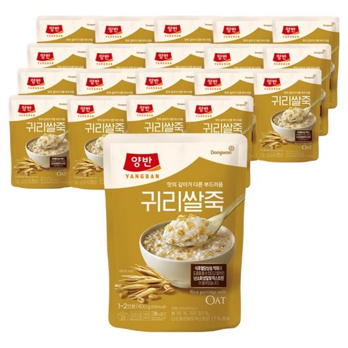 양반 귀리쌀죽 파우치