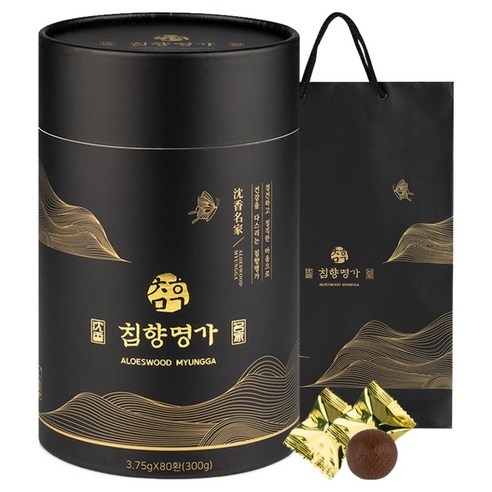 침향명가 침향환 실속형 80p + 쇼핑백, 300g, 1개