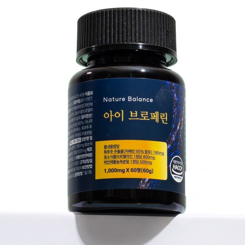 네이처발란스 아이브로페린 브로멜라인 60g, 1개, 60정