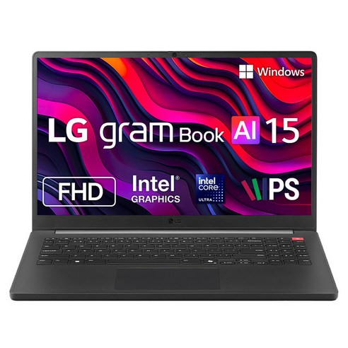 LG전자 2026 그램북 AI 15 코어 Ultra5, 타이탄 블랙, 15U50U-GR5CK, 256GB, 8GB, WIN11 Home