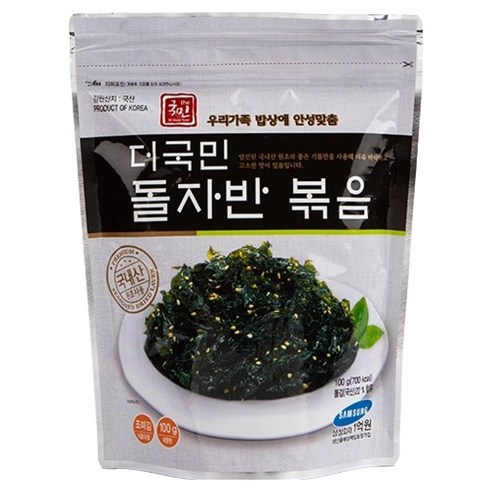 더국민 돌자반 볶음