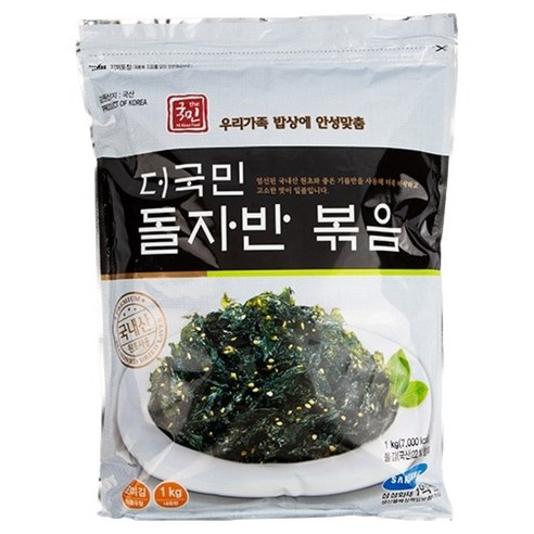 더국민 돌자반 볶음