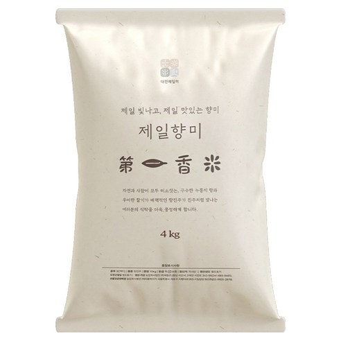 대한제일미 제일향미, 상등급, 1개, 4kg