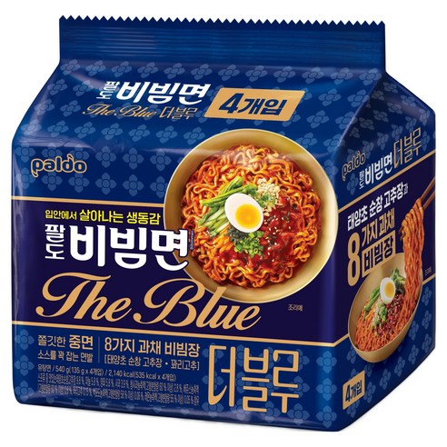 팔도비빔면 더블루 135g