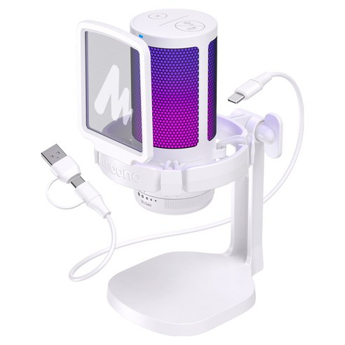 마오노 원터치 노이즈캔슬링 USB 콘덴서 방송용 녹음용 게이밍 마이크