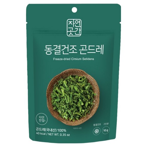 자연한알 자연곳간 국내산 동결건조 곤드레, 1개, 10g