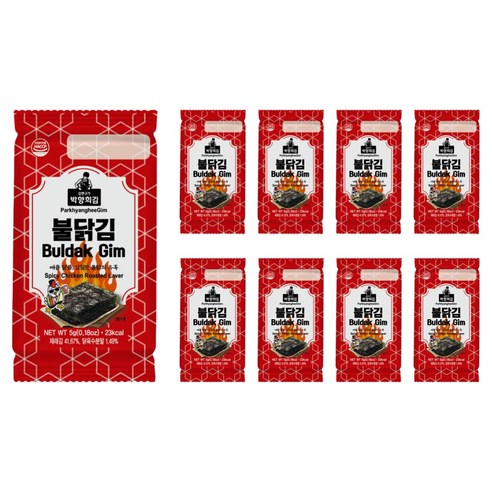 박향희김 불닭김, 5g, 9개