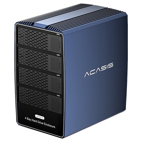 아카시스 SATA SAS 전송 속도 10Gbps 4베이 DAS 스토리지, 1개, EC1003