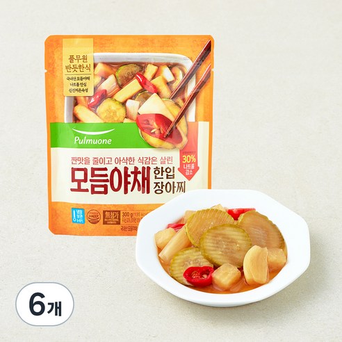 풀무원 모듬야채 한입장아찌