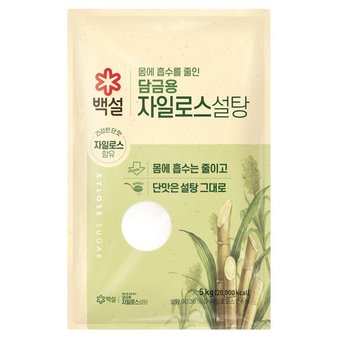 백설 담금용 자일로스 설탕, 5kg, 1개