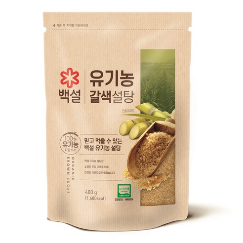 백설 유기농 갈색설탕
