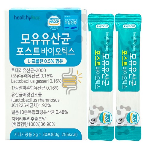 healthygift 락토페린 모유유산균 포스트바이오틱스, 30정, 1개