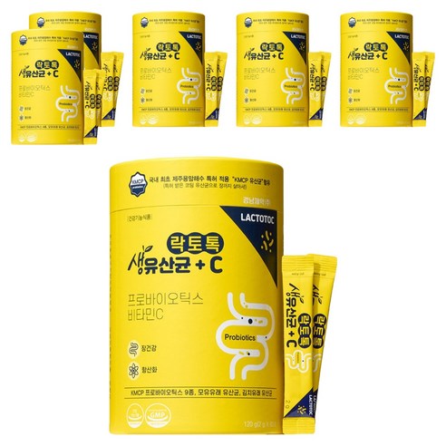 락토톡 생유산균 비타민C 60포