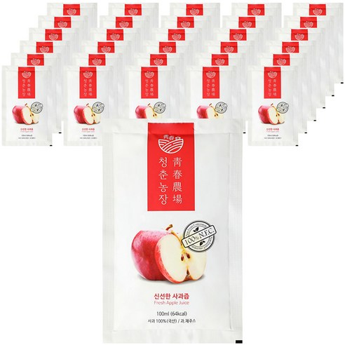 청춘농장 신선한 사과즙