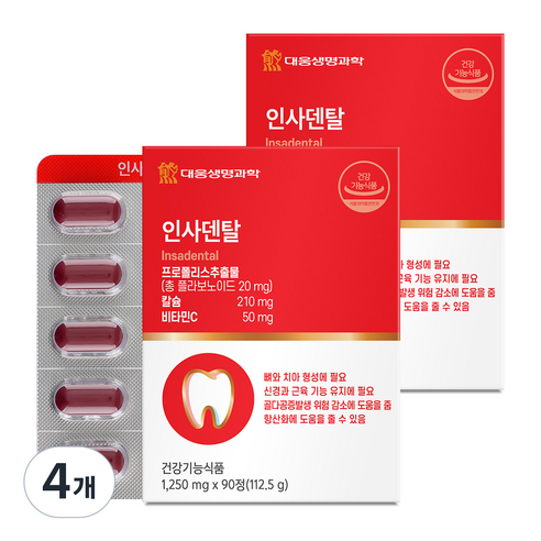 대웅생명과학 인사덴탈 112.5g