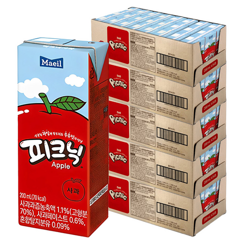 매일유업 피크닉 사과맛