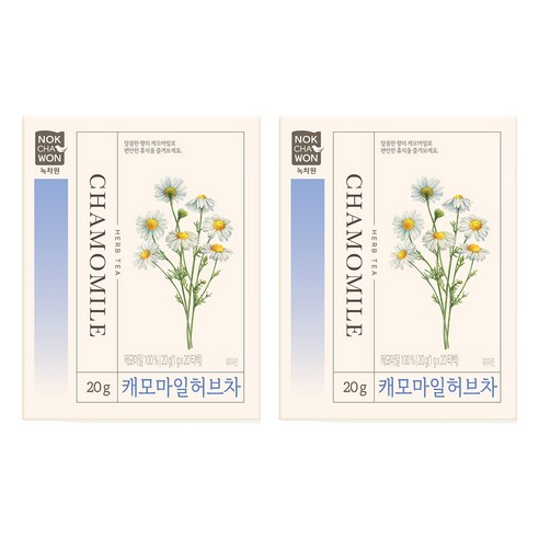 녹차원 캐모마일 허브차
