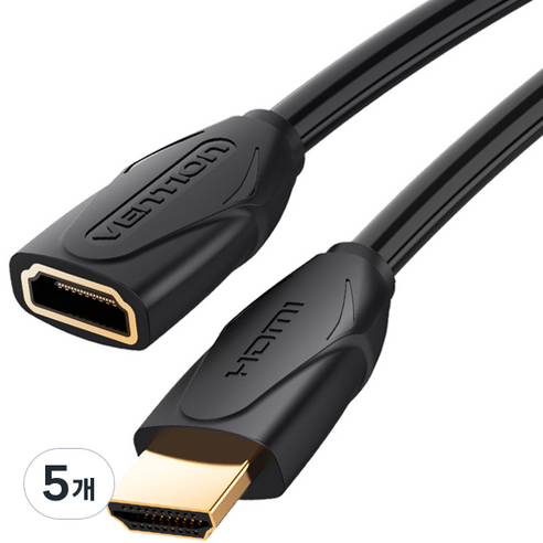 벤션 4K HDMI 연장 케이블, 5개, 0.5m