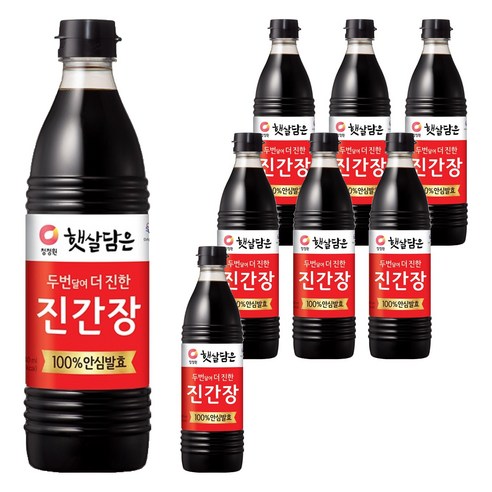 대상 청정원 햇살담은 두번 달여 더 진한 진간장