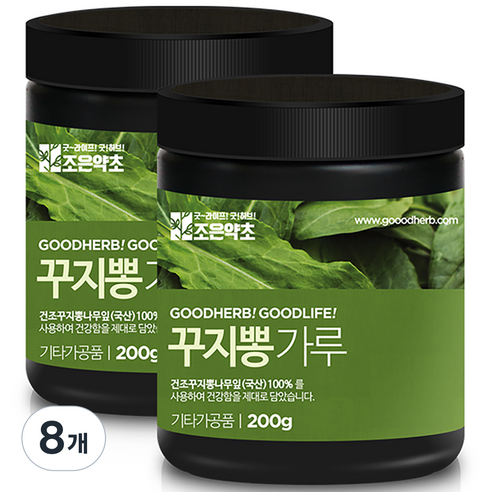 조은약초 프리미엄 꾸지뽕 가루, 8개, 200g