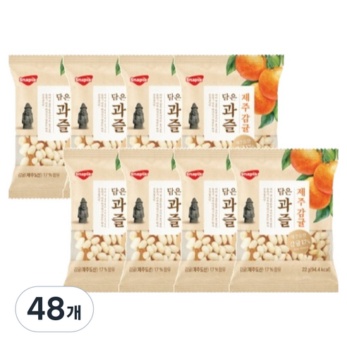 SNAPIK 제주 감귤 담은 과즐, 48개, 22g