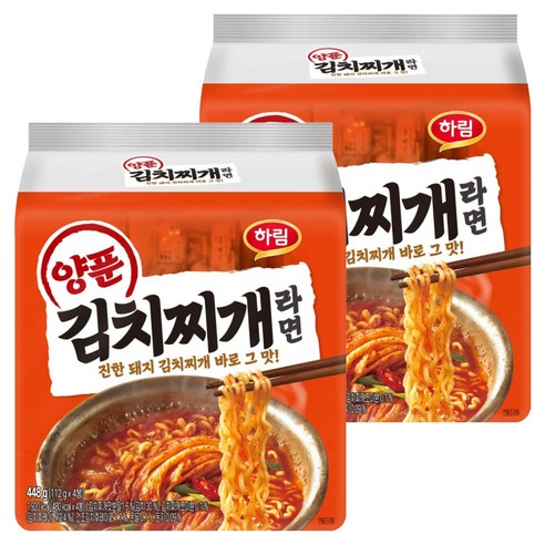 하림 양푼김치찌개라면 112g