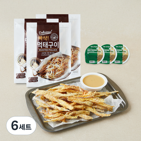 [로켓프레시] 해맑은푸드 빠삭 먹태구이 25g + 청양간장 마요소스 30g 세트