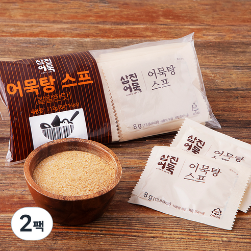 [로켓프레시] 삼진어묵 어묵탕 스프 칼칼한맛 14입, 112g, 2팩