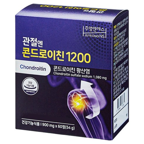 주영앤에스 관절엔 콘드로이친1200, 60정, 1개