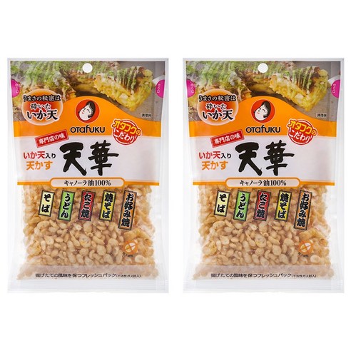 오타후쿠 이카텐 텐까스 오징어맛 우동 후레이크