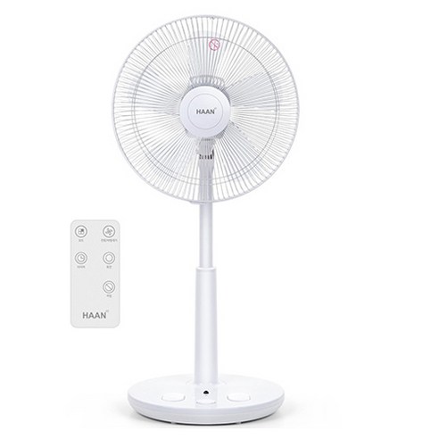 강한 바람보다 부드러운 바람을 선호하는 방, 아이가 있는 공간, 취침 전 루틴에 맞추기 좋은 리모컨 스탠드형 선풍기입니다. - 1