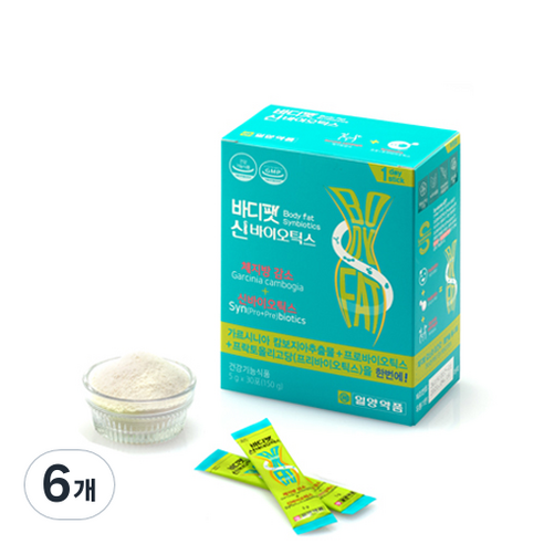 일양약품 바디팻 신 바이오틱스 유산균, 6개, 150g