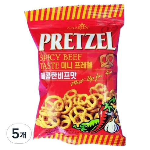 삼진 미니프레첼 매콤한비프맛