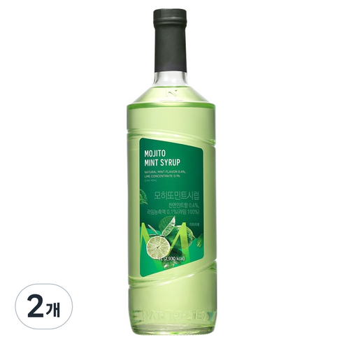 네이쳐티 모히또민트시럽, 2개, 1L