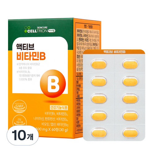 이너랩 액티브 비타민B, 60정, 10개