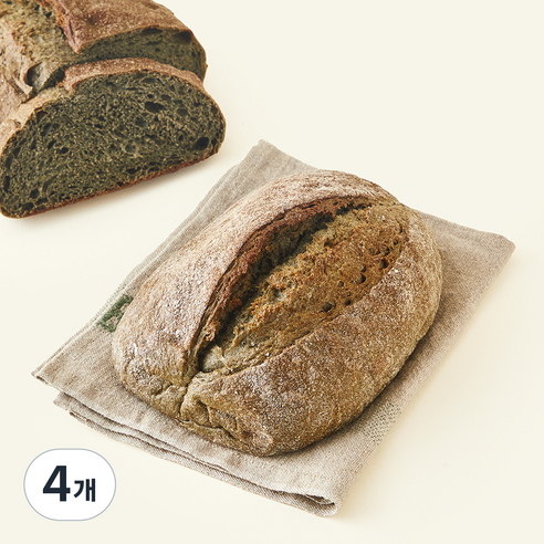 [로켓프레시] 바른식방 쑥 깜빠뉴, 400g, 4개, 1개입