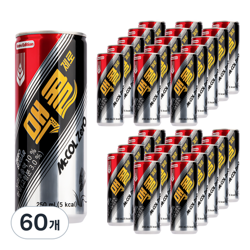 일화 맥콜 제로 250ml, 250ml, 60개