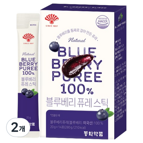 동화약품 블루베리 퓨레 스틱