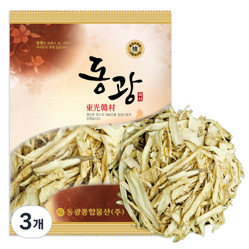 동광한방몰 국내산 말린 약도라지, 300g, 3개