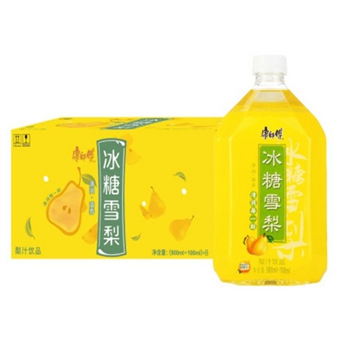 캉스푸 빙탕설리 배 음료, 1L, 12개