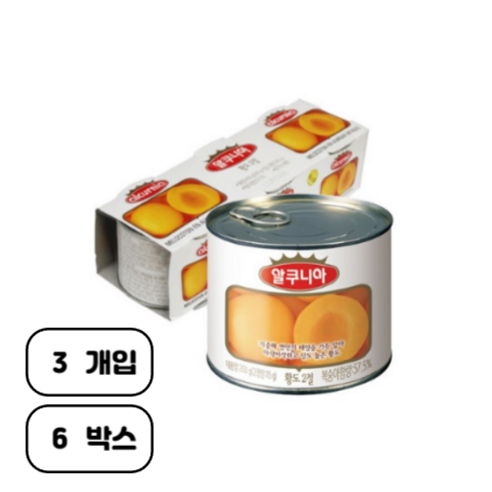알쿠니아 황도 통조림